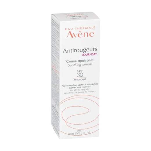 AVENE Antirougeurs Kojący krem na dzień SPF30 40ml KREMY I SERUM DO TWARZY AVENE Antirougeurs Kojący krem na dzień SPF30 40ml