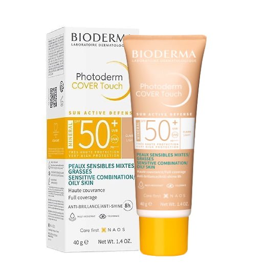 BIODERMA Photoderm Cover Touch SPF50+ Fluid jasny 40g