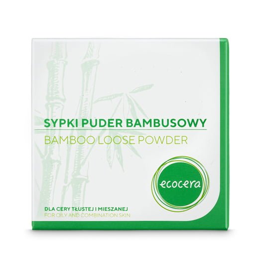 ECOCERA sypki puder bambusowy dla cery tłustej i mieszanej 8g Pudry ECOCERA sypki puder bambusowy dla cery tłustej i mieszanej 8g Pudry