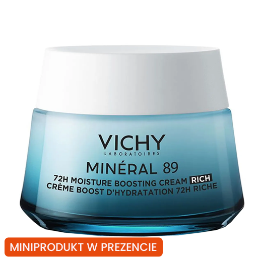 VICHY Mineral 89 Riche krem nawilżająco-odbudowujący 50ml