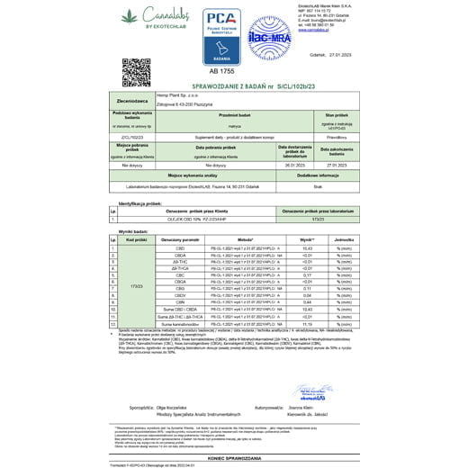 CANNOVA Natural CBD Oil 10% Olej konopny Medium 10ml OLEJKI CBD i CBG CANNOVA Natural CBD Oil 10% Olej konopny Medium 10ml OLEJKI CBD i CBG