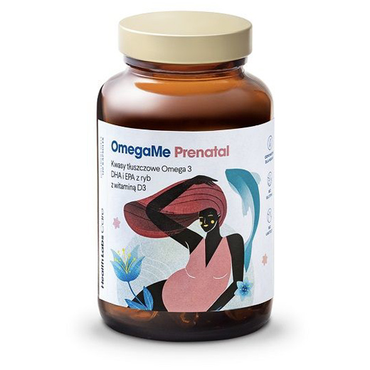 Health Labs Care OmegaMe Prenatal Kwasy Omega 3 i witamina D3 60 kapsułek
