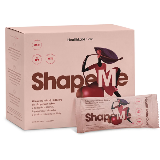 Health Labs Care ShapeMe koktajl białkowy – czekolada z wiśnią 15 saszetek