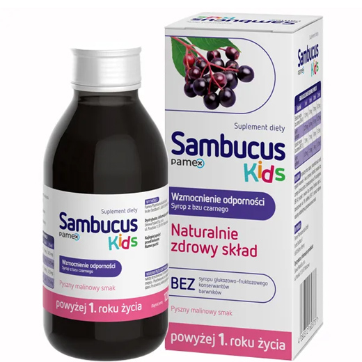 SAMBUCUS Kids syrop z bzu czarnego 120 ml