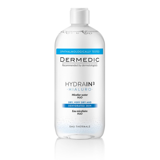 Dermedic Hydrain 3 Hialuro Płyn micelarny H2O 500 ml