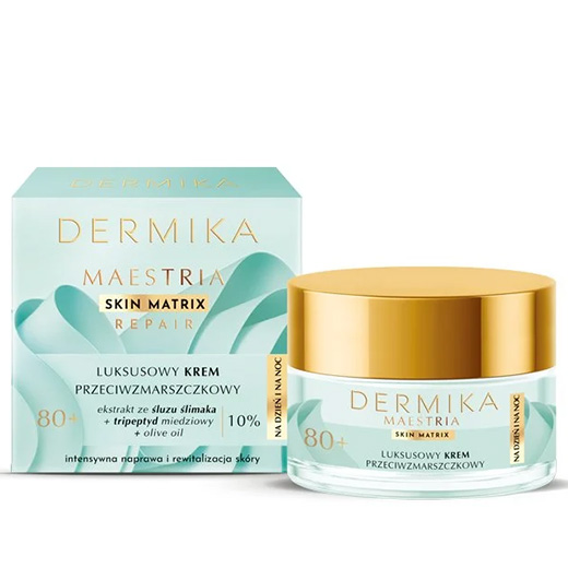 DERMIKA Maestria Luksusowy krem przeciwzmarszczkowy 80+, 50 ml