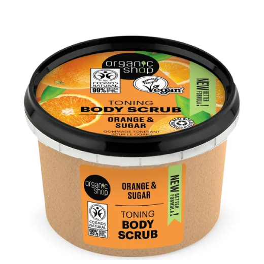 Organic Shop Body Scrub Peeling do ciała Pomarańcza i Cukier 250ml