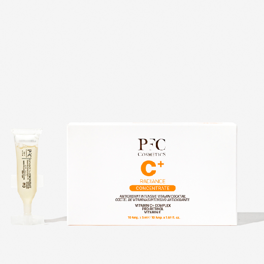 PFC Cosmetics Radiance C+ Koncentrat rozświetlający w ampułkach 10x5ml Serum i olejki