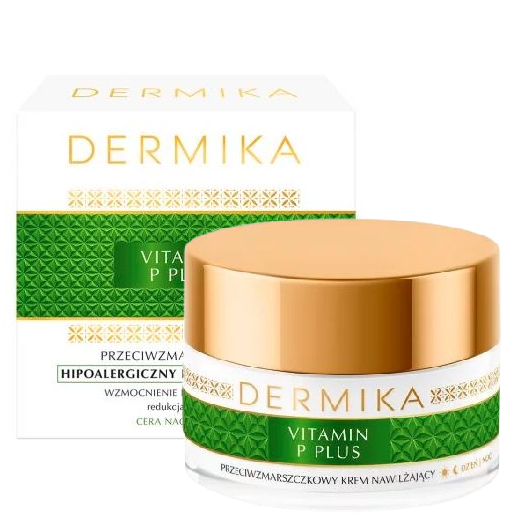 DERMIKA Vitamin P Plus Hipoalergiczny krem nawilżający na dzień i na noc, 50 ml