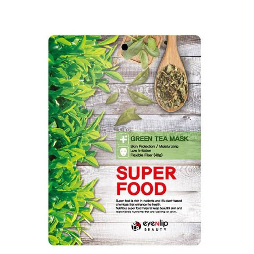 EYENLIP SuperFood maska w płachcie z ekstraktem z zielonej herbaty 23ml
