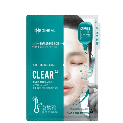 Mediheal Oczyszczająca maska w płachcie i serum z Kwasem Hialuronowym