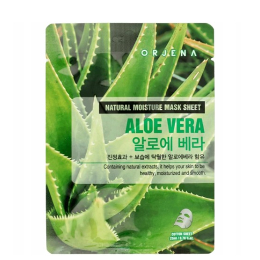 ORJENA Łagodząca maska w płachcie z aloesem 23ml