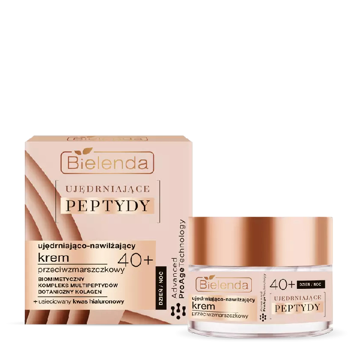 Bielenda Zestaw Ujędrniające Peptydy 40+ Krem ujędrniający 50ml + Rozświetlające serum peptydowe pod oczy 15ml ZESTAWY Bielenda Zestaw Ujędrniające Peptydy 40+ Krem ujędrniający 50ml + Rozświetlające serum peptydowe pod oczy 15ml ZESTAWY