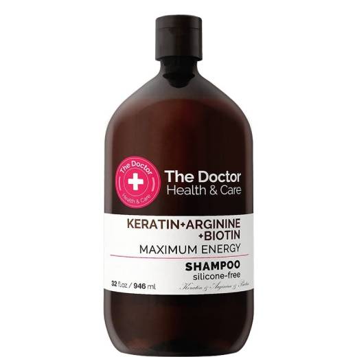 The Doctor Wzmacniający szampon do włosów Keratyna Arginina Biotyna 946ml