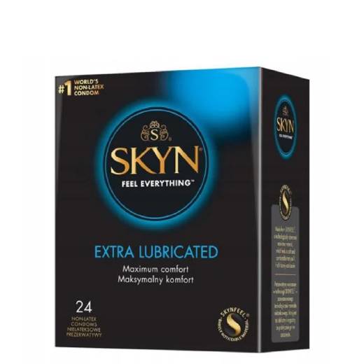 SKYN Prezerwatywy nielateksowe Ekstra nawilżenie 24 sztuki