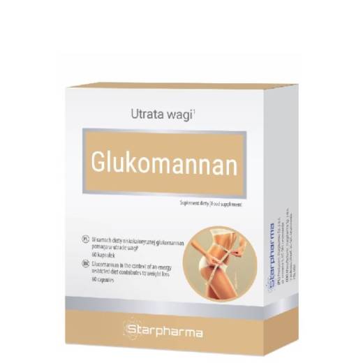 Starpharma Glukomannan na odchudzanie 60 kapsułek